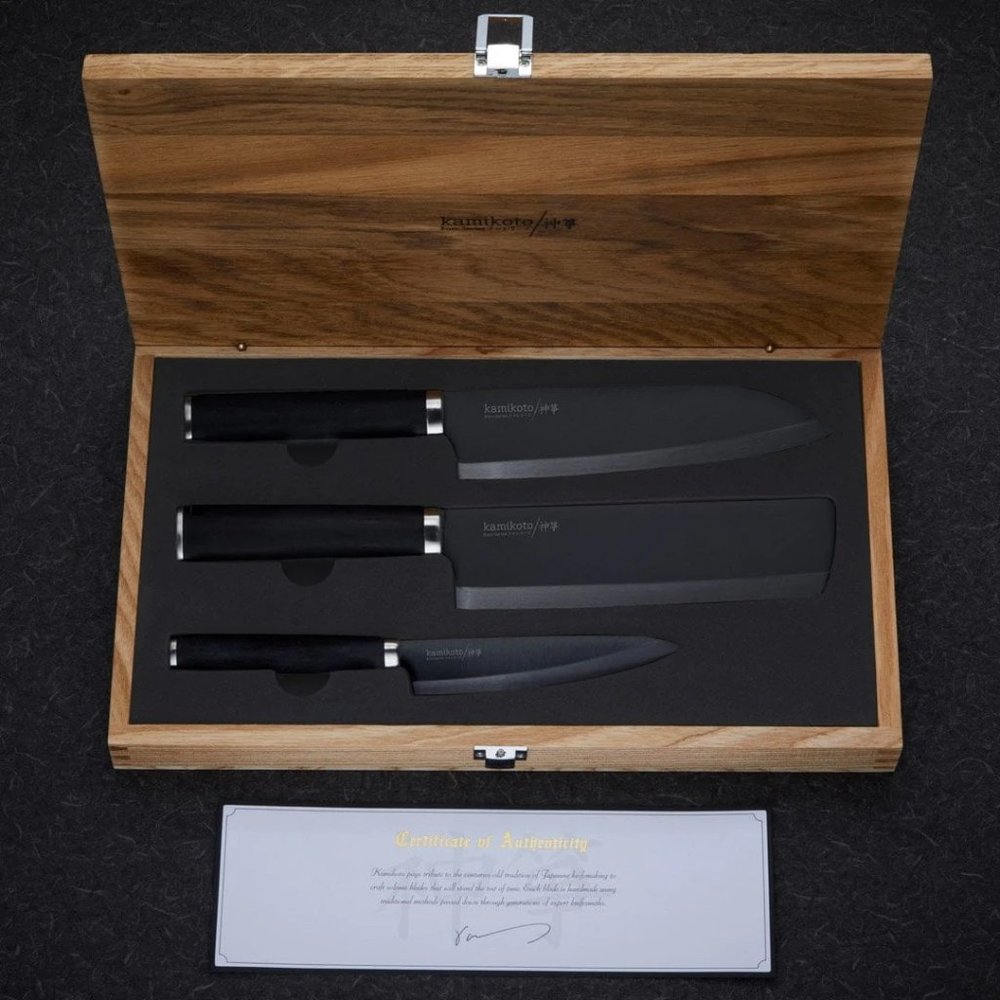 Kamikoto - Kuro Series Knife Set Handcrafted Kuro Series Blades